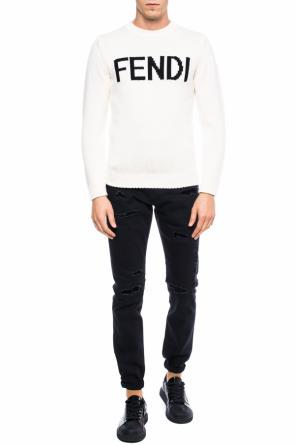 Sweter z wyszytym logo, zdjęcie 2 Sweter z wyszytym logo od Fendi